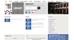 Desktop Screenshot of library.dut.ac.za