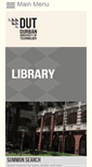 Mobile Screenshot of library.dut.ac.za