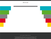 Tablet Screenshot of dut.co.za